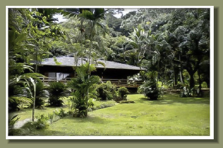  the Main House all buit in tropical hard wood of the Ocenfront Prperty of the Osa Peninsula Golfo Dulce