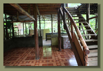 The two Stories Wooden House of the Micro Farm Property in the central area of the Osa Peninsula